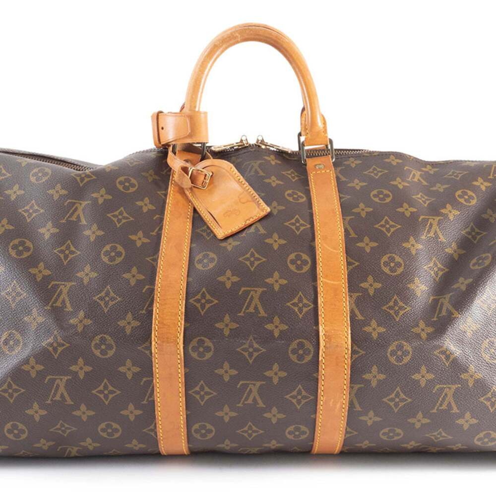 Louis Vuitton Keepall 55 Boston Bag M41424 Monogram Canvas Women's LOUIS VUITTON - Picture 2 of 16